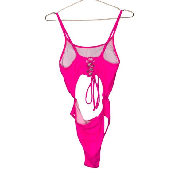 Hot Pink Swim Suit - Picture 3 of 4